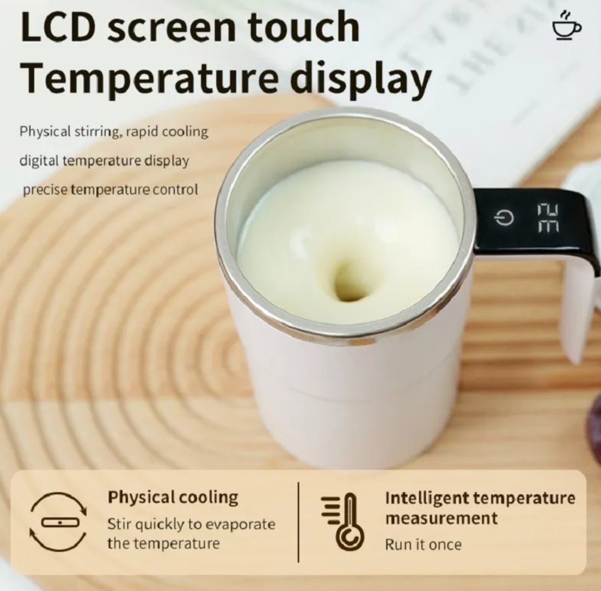 Automatic Self-Stirring Coffee Mug